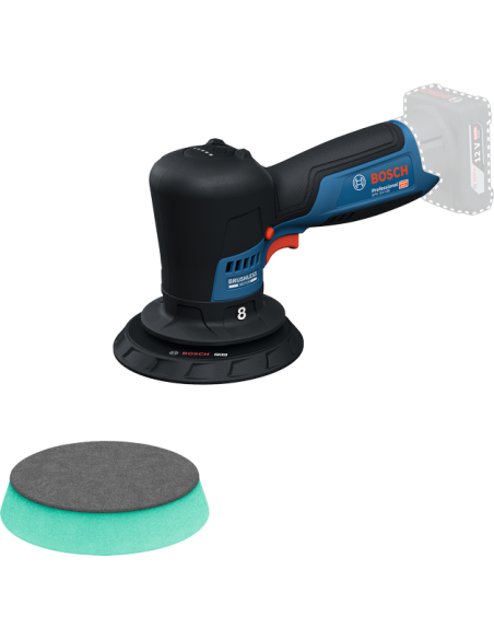 Bosch GPX 12V-125 akumulatorski brusilnik z ekscentrično orbito.
