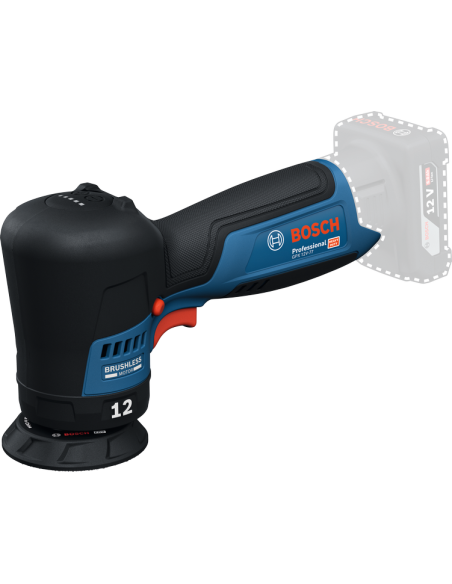 Polirni stroj Bosch GPX 12V-77 z brezkrtačnim motorjem.