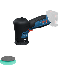 Bosch GPO 12V-77 akumulatorski polirni stroj s penasto blazinico.