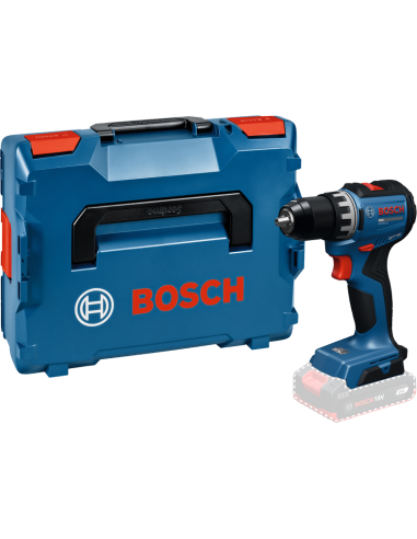 Akumulatorski vrtalnik Bosch GSR18V-52 z modrim kovčkom.