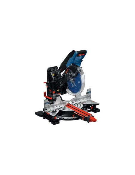Bosch EXCM341-305GD kotna žaga z dvojnim poševnim rezom.