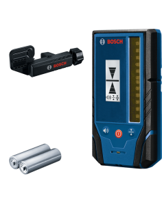 Bosch laserski sprejemnik LR 3 s kleščami in baterijami.