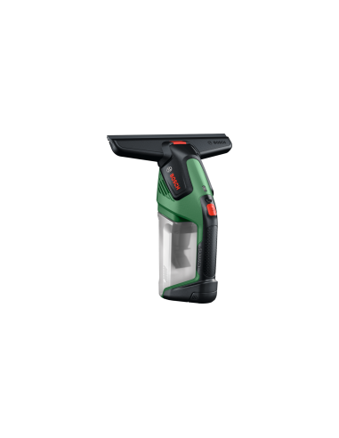 Sesalnik za okna Bosch GLASSVAC z veliko baterijsko glavo.